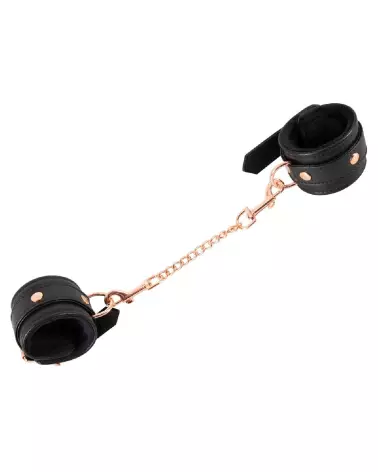 Menottes Bad Kitty Cuffs noires confortables et ajustables pour jeux érotiques-3