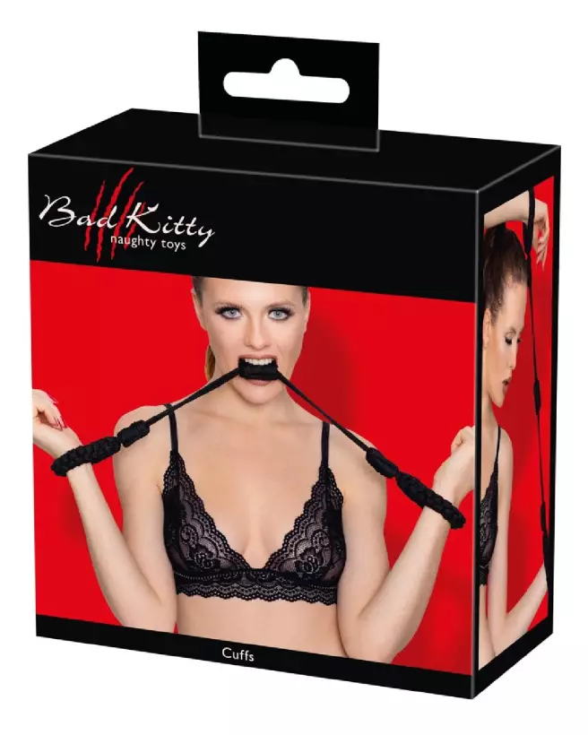 Image des menottes Bad Kitty Handcuffs 2, accessoire de bondage sécurisé et confortable-7