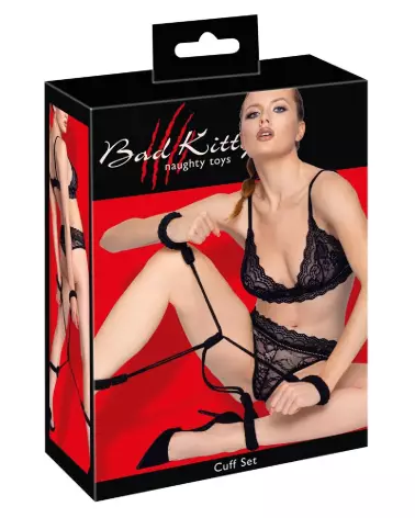 Menottes Bad Kitty Handcuffs 2 pour jeux érotiques sécurisés et excitants-1