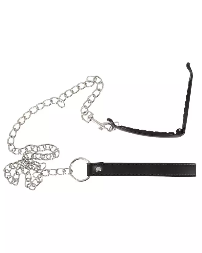 Image de la pince clitoris BK avec laisse par Bad Kitty pour stimulation-3