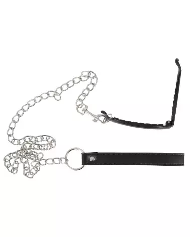 Image de la pince clitoris BK avec laisse par Bad Kitty pour stimulation-3