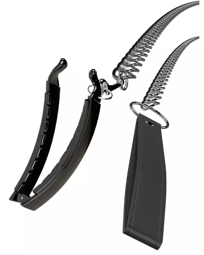 Image de la pince clitoris BK avec laisse par Bad Kitty pour stimulation-6