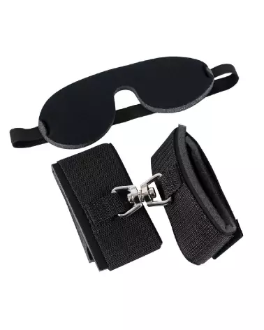 Menottes Bad Kitty Blindfold pour jeux érotiques et domination douce-2