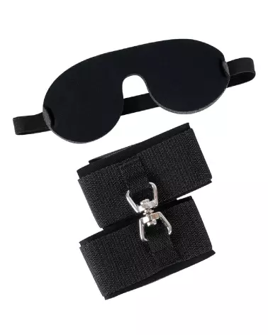 Menottes Bad Kitty Blindfold pour jeux érotiques et domination douce-3