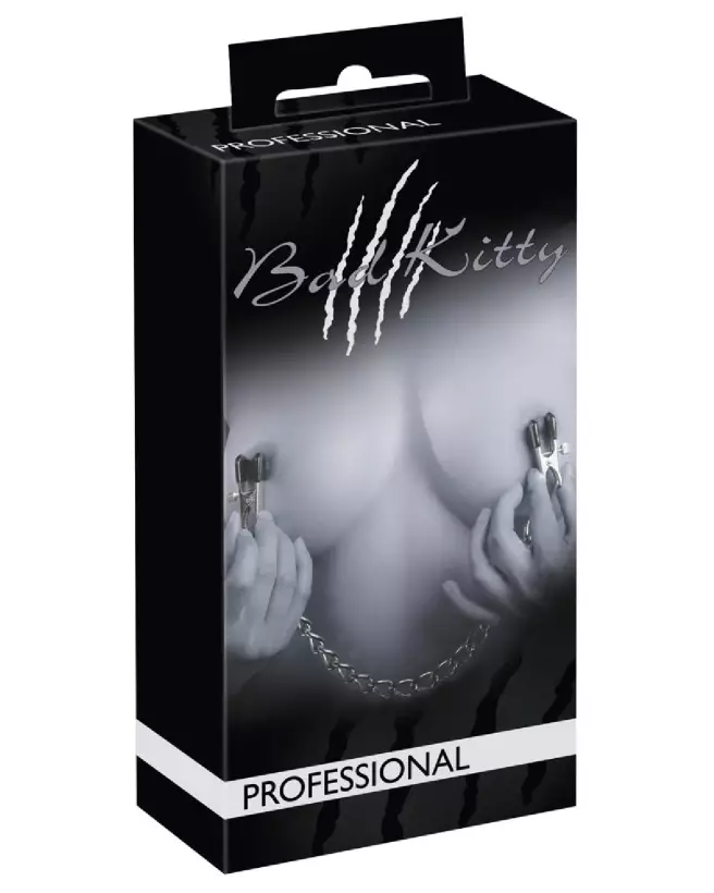 Image BK Chain avec pinces à tétons et clitoris de Bad Kitty pour stimulation érotique-1