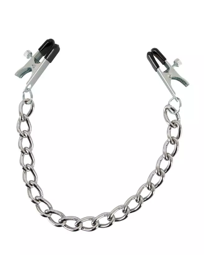 Image BK Chain avec pinces à tétons et clitoris de Bad Kitty pour stimulation érotique-2