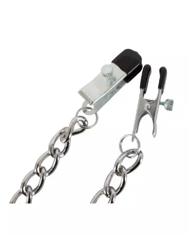 Image BK Chain avec pinces à tétons et clitoris de Bad Kitty pour stimulation érotique-5