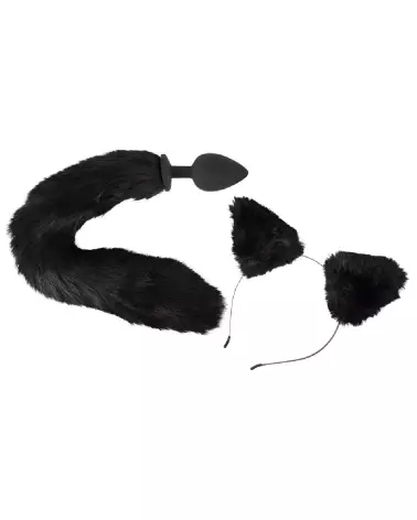 Bad Kitty Pet Play Plug & Ears pour jeu de rôle félin et stimulation-2