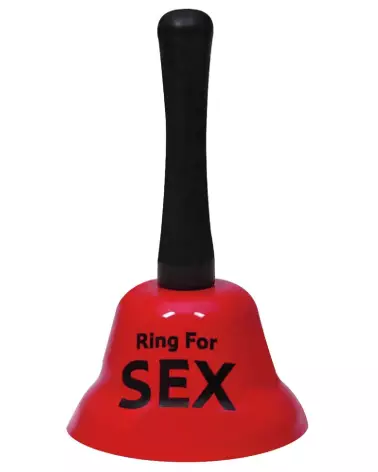 Cloche Ring for Sex rouge par Fun Times, cadeau humoristique pour adultes-2