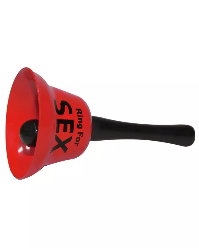 Cloche Ring for Sex rouge par Fun Times, cadeau humoristique pour adultes-3