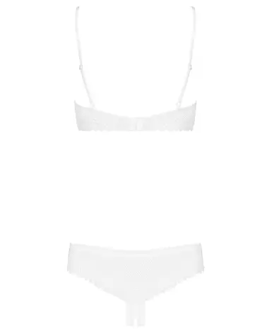 Ensemble Alabastra 2 pcs Blanc Obsessive en lingerie fine élégante-6