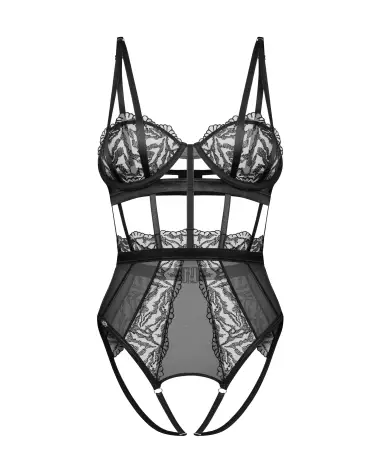 Body Hersis Noir Obsessive en dentelle élégante-12