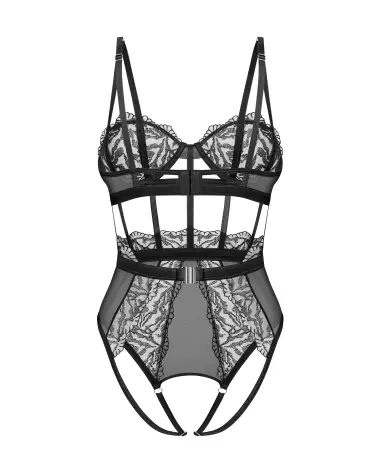 Body Hersis Noir Obsessive en dentelle élégante-13