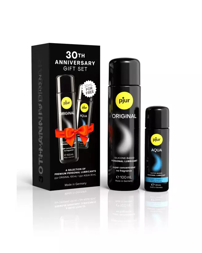 Coffret Anniversaire Pjur Lubrifiant Silicone Premium 30 ans-1