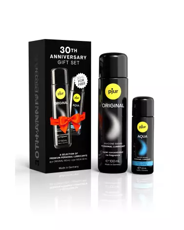 Coffret Anniversaire Pjur Lubrifiant Silicone Premium 30 ans-1