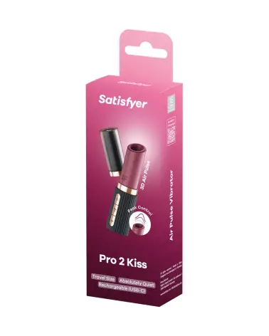 Image du Satisfyer Pro 2 Kiss, stimulateur clitoridien innovant et discret-2