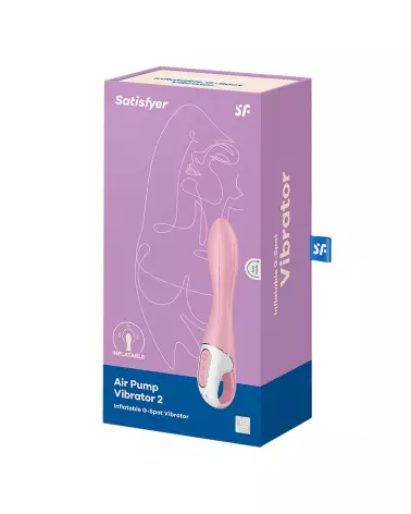 Image du Satisfyer Air Pump Vibrator 2, gode gonflable innovant pour plaisir maximal-2