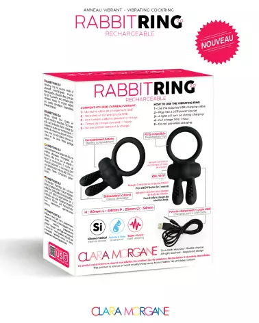 Rabbit Ring Rechargeable Clara Morgane - image 5