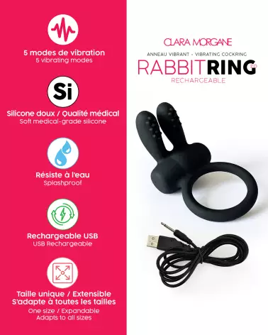 Rabbit Ring Rechargeable Clara Morgane - image 8
