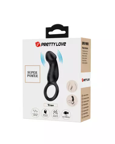 Image du cockring vibrant Pretty Love Trae, jouet érotique pour couple enhancing performance et plaisir.-2