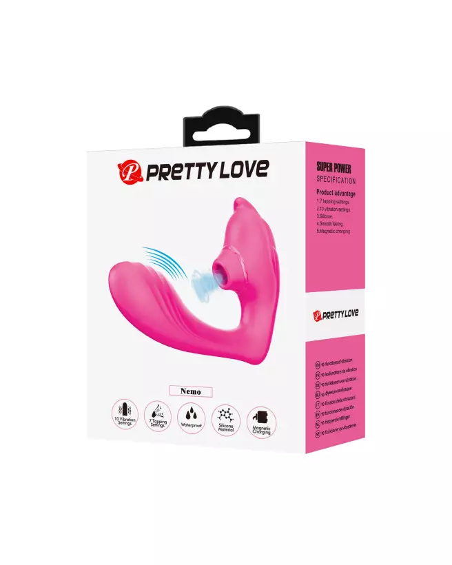 Image du vibromasseur Pretty Love Nemo, design élégant et ergonomique, idéal pour stimulation clitoridienne et du point-2