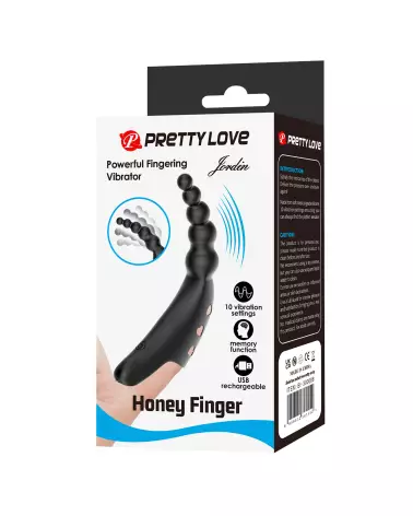 Image du stimulateur de doigts PRETTY LOVE JORDIN, jouet intime silencieux et ergonomique-2