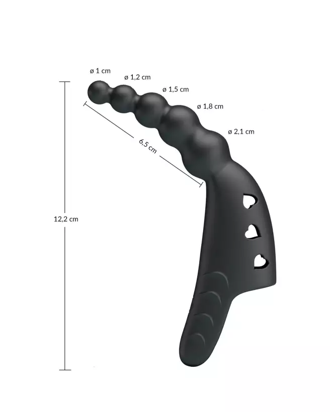Image du stimulateur de doigts PRETTY LOVE JORDIN, jouet intime silencieux et ergonomique-6