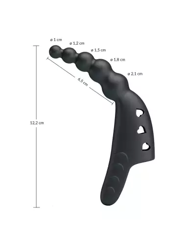 Image du stimulateur de doigts PRETTY LOVE JORDIN, jouet intime silencieux et ergonomique-6