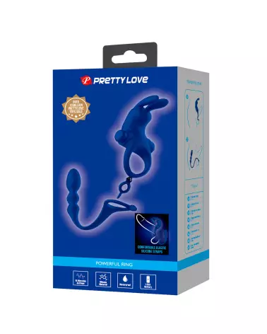 Image du cockring vibrant PRETTY LOVE AYAD pour endurance et plaisir intensifié-2