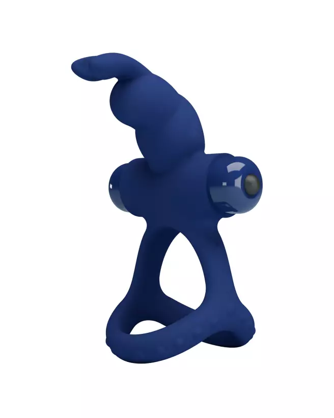 Image du cockring vibrant PRETTY LOVE LUCHITO, accessoire intime ajustable pour couples-1