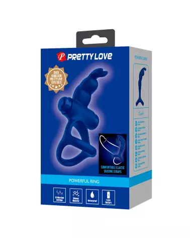 Image du cockring vibrant PRETTY LOVE LUCHITO, accessoire intime ajustable pour couples-2
