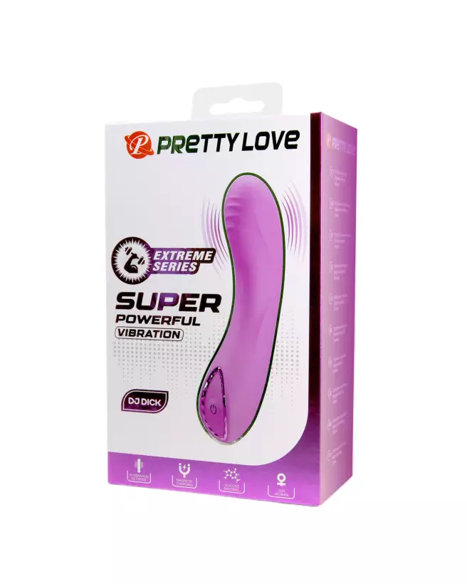 Image du vibromasseur PRETTY LOVE DJ DICK en silicone, multifonction et discret-2