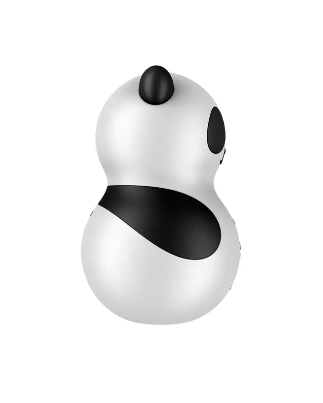 Image du Satisfyer Pocket Panda Blanc, stimulateur clitoridien compact et ergonomique-4