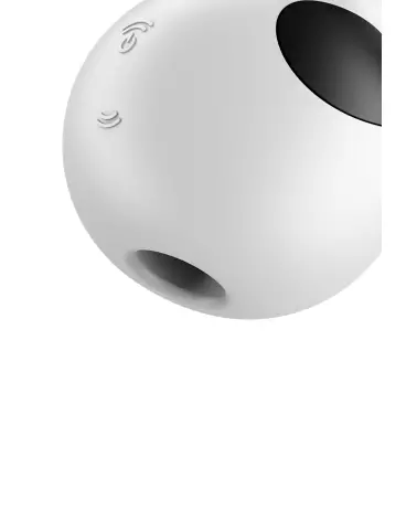 Image du Satisfyer Pocket Panda Blanc, stimulateur clitoridien compact et ergonomique-5