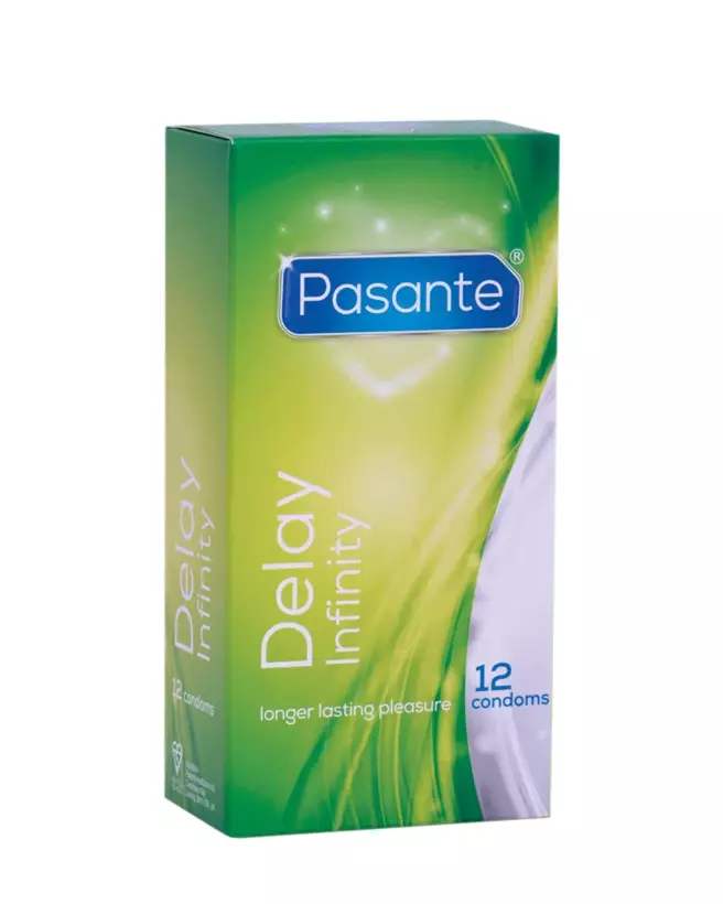 Image du produit Préservatifs Pasante Delay Infinity x12 pour contrôle prolongé et protection optimale-1