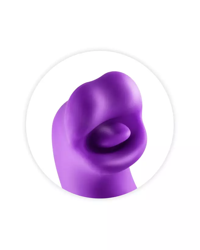 Image du stimulateur YOBA Kissy Violet pour Point G, jouet intime étanche et ergonomique-3