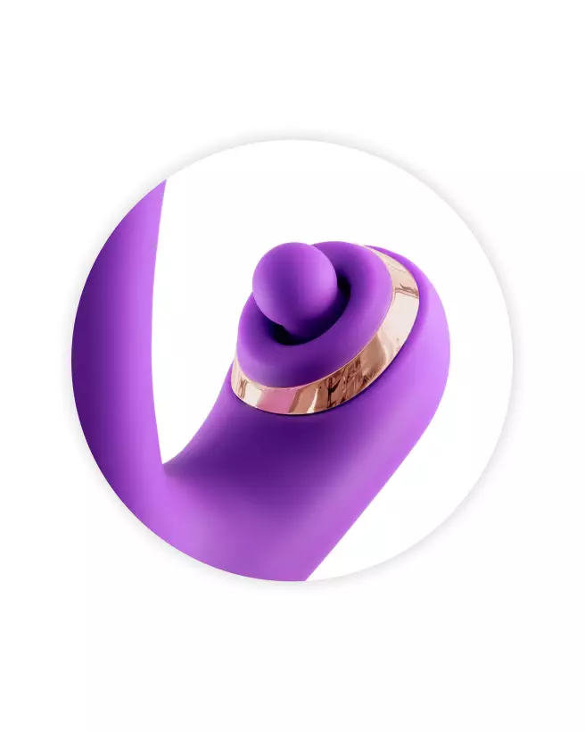 Image du YOBA Joyfully Violet, vibrator Rabbit de haute qualité pour plaisir maximal-3