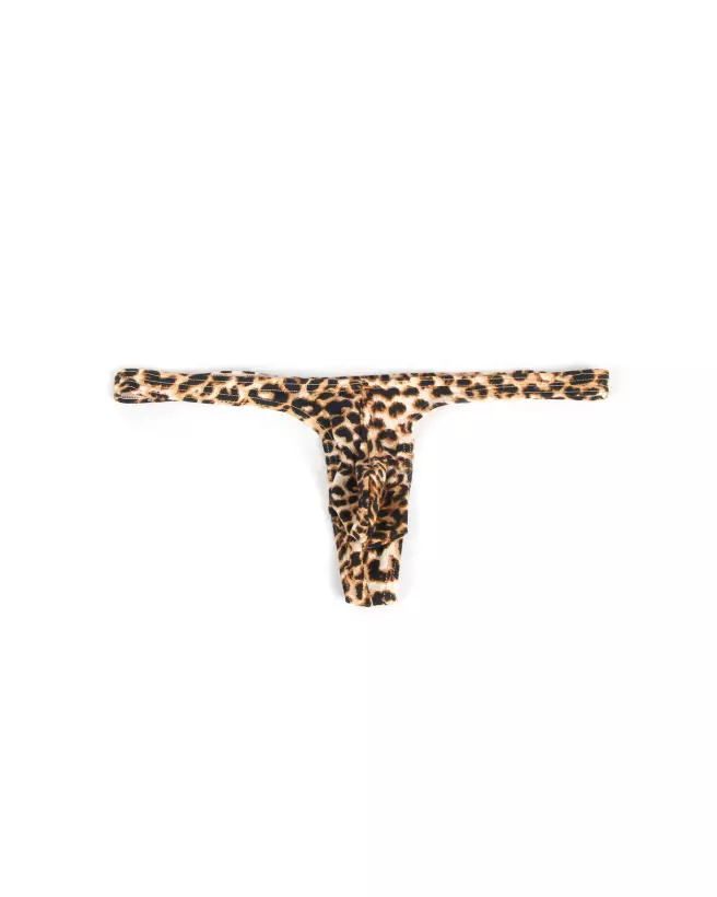 Image du String STG Homme Léopard S/M de Paris Hollywood, lingerie masculine élégante et confortable-5