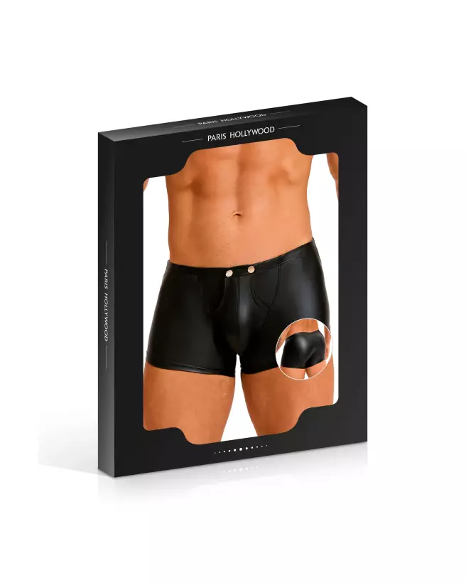 Boxer noir à pressions PARIS HOLLYWOOD taille L/XL pour homme-2