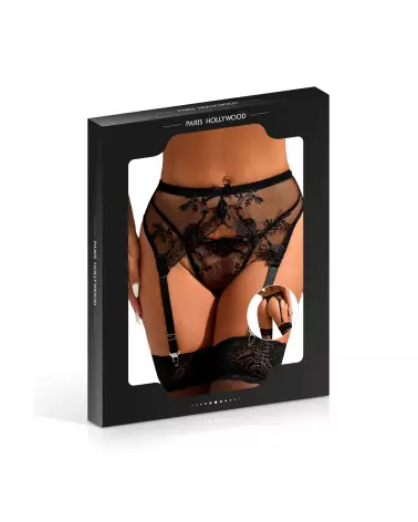 Porte-jarretelles noir PARIS HOLLYWOOD taille 2XL 3XL élégant et confortable-2