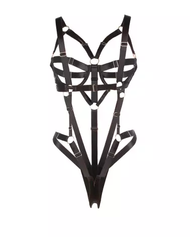 Body ajustable noir Paris Hollywood, lingerie taille universelle élégante-6