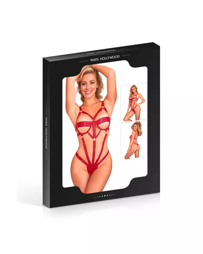 Body ajustable Bordeaux Paris Hollywood taille unique élégant confortable-2