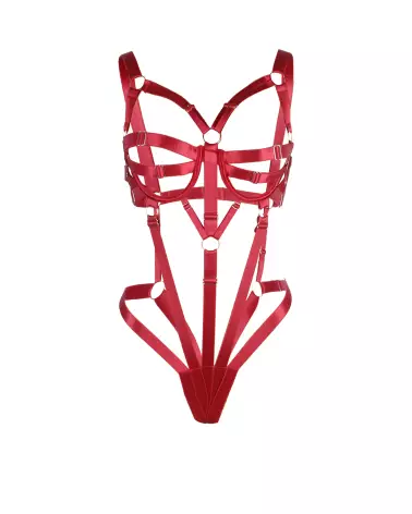 Body ajustable Bordeaux Paris Hollywood taille unique élégant confortable-5