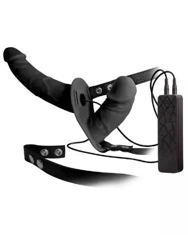 Double Thruster Harness You2Toys en action, godes ceintures de qualité pour plaisir partagé-2