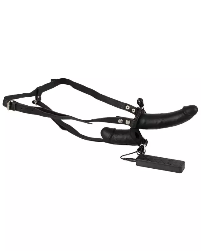 Double Thruster Harness You2Toys en action, godes ceintures de qualité pour plaisir partagé-3
