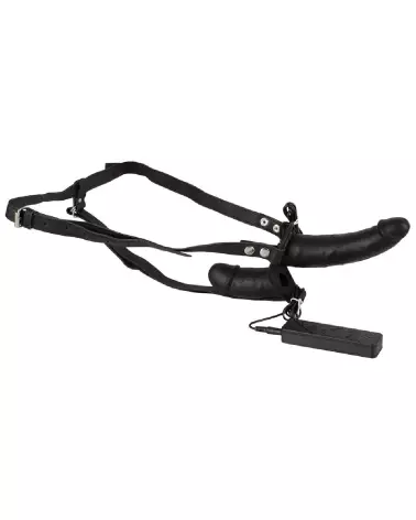 Double Thruster Harness You2Toys en action, godes ceintures de qualité pour plaisir partagé-3