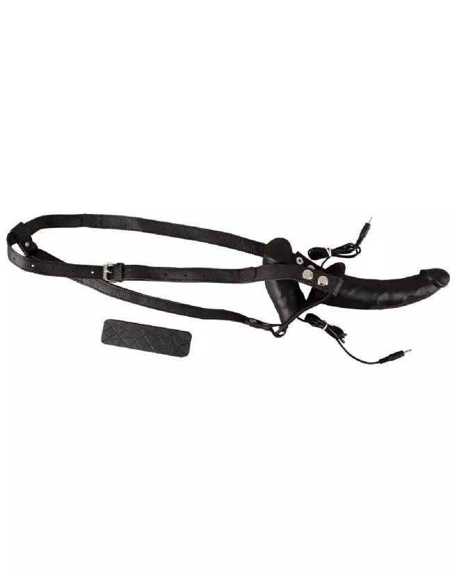 Double Thruster Harness You2Toys en action, godes ceintures de qualité pour plaisir partagé-5