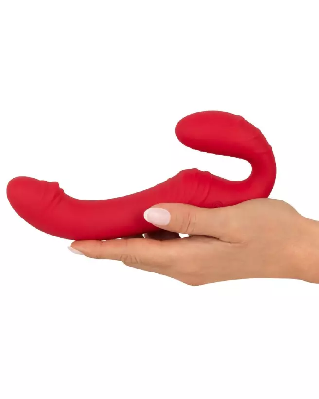 Image RC Strapless Strap-on 3 de You2Toys, gode ceinture double sans bretelles-6