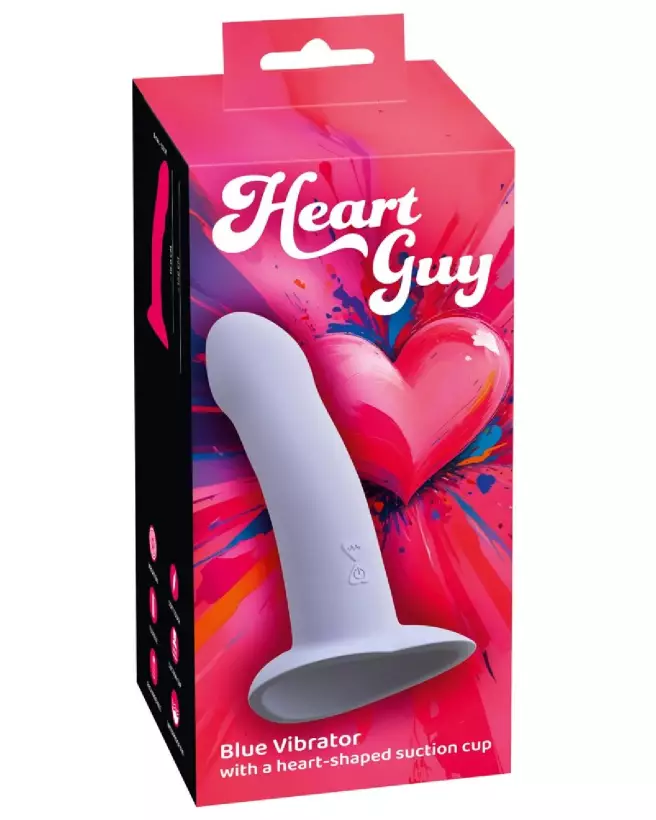 Image du Vibromasseur Bleu Heart Guy de You2Toys - Confort et Stimulation Intense-1