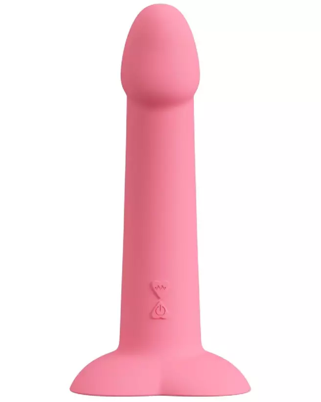 Heart Guy Pink Vibrator de You2Toys avec lubrifiant naturel bio pour plaisir optimal-3